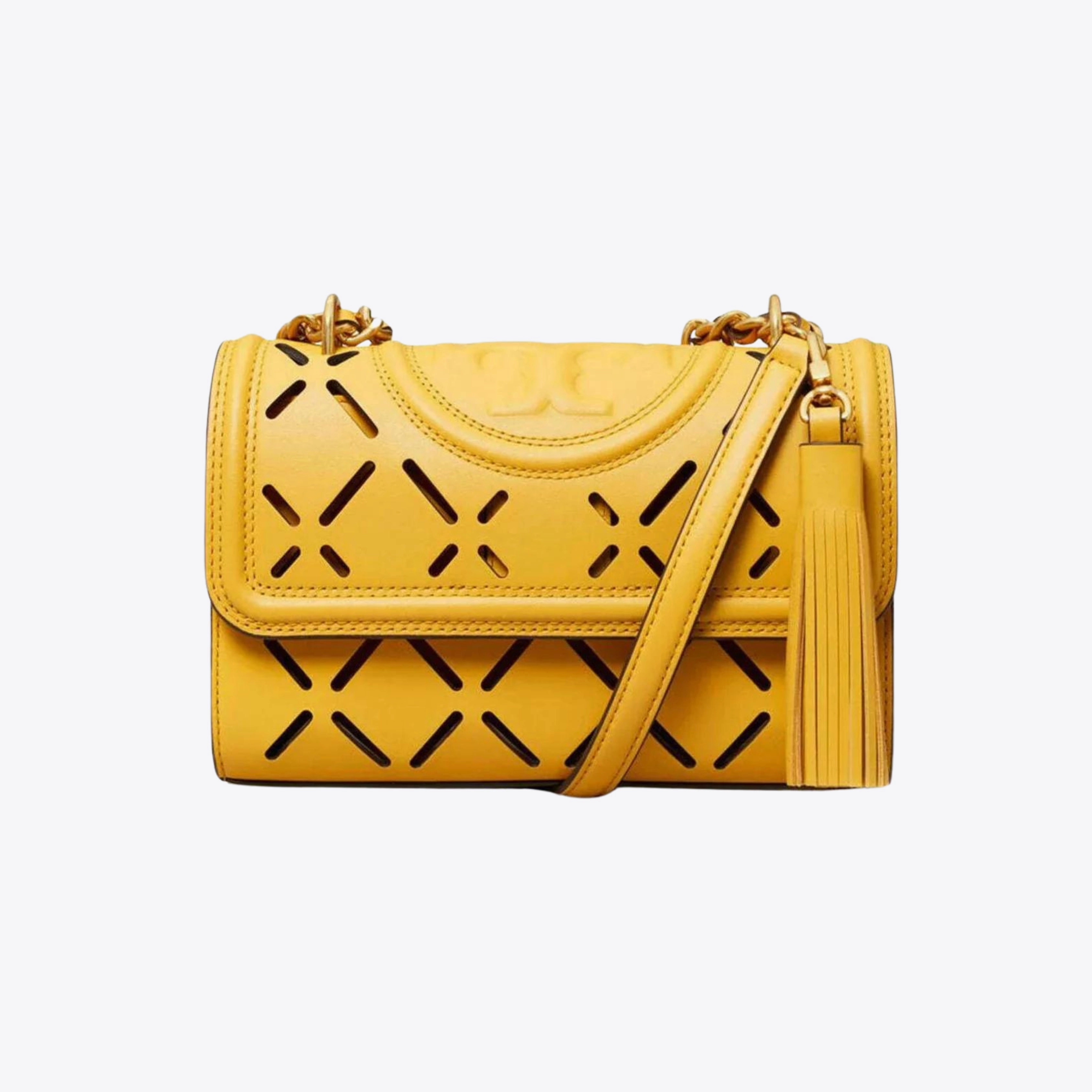 Tory Burch Fleming Diamond  Perforated Large Bag