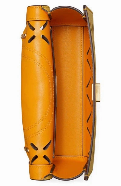 Tory Burch Fleming Diamond  Perforated Large Bag