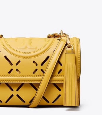 Tory Burch Fleming Diamond Perforated Small Bag