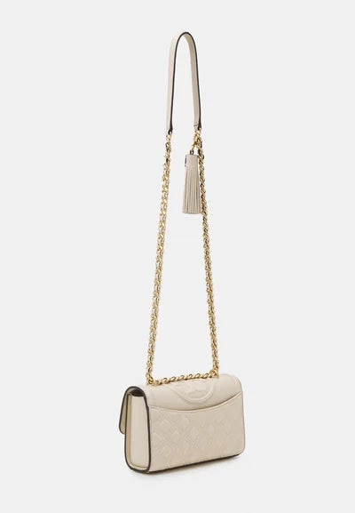 Tory Burch Fleming Small Convertible Shoulder Bag New Cream
