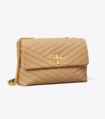 Tory Burch Kira Chevron Convertible Shoulder Bag Desert Dune