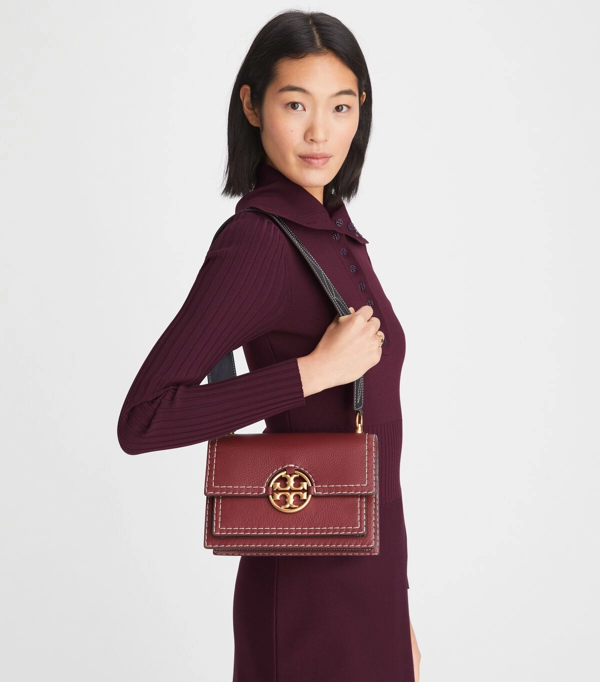 Tory Burch Medium Miller Western Flap Shoulder Bag