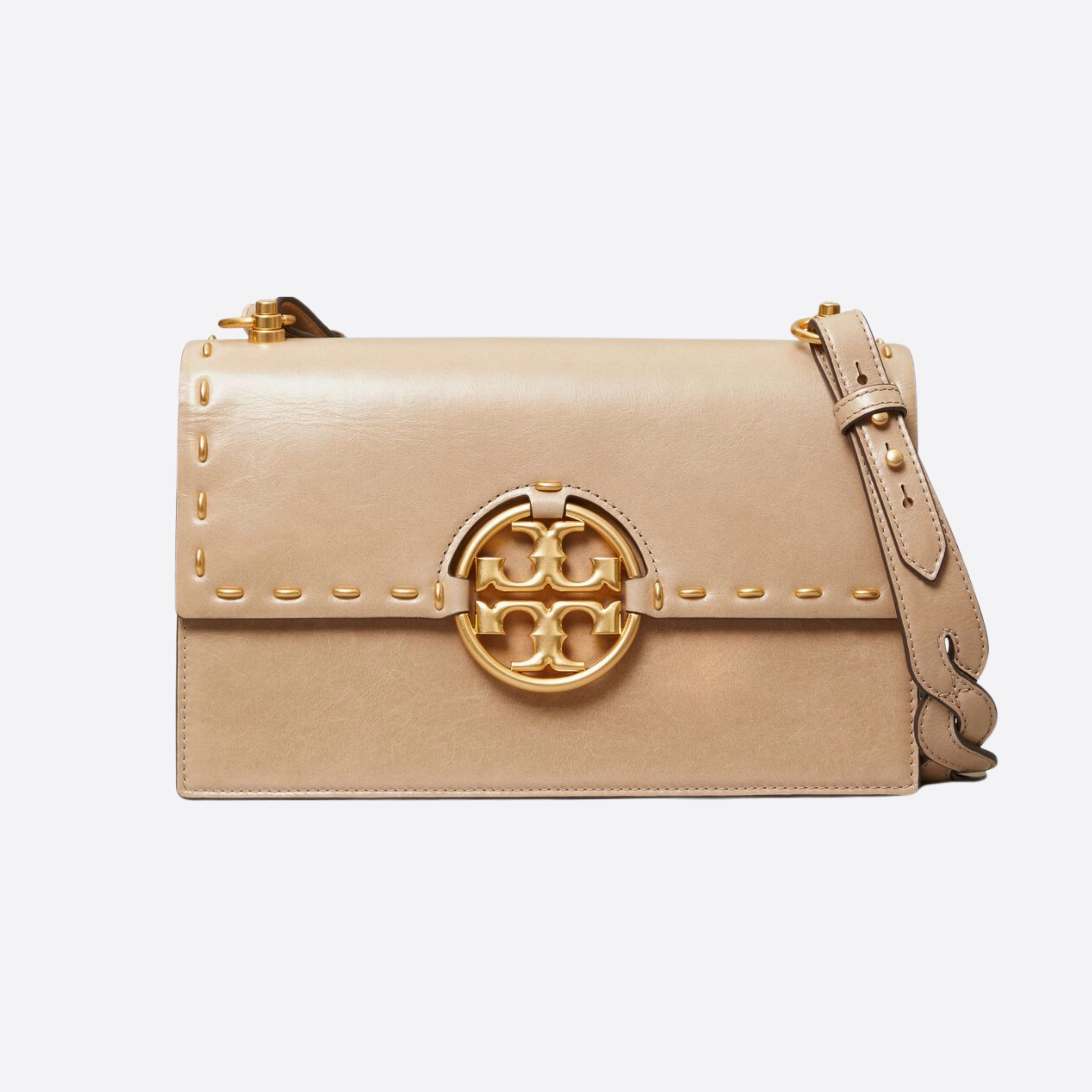 Tory Burch Miller Metal stitch Shoulder Bag Large