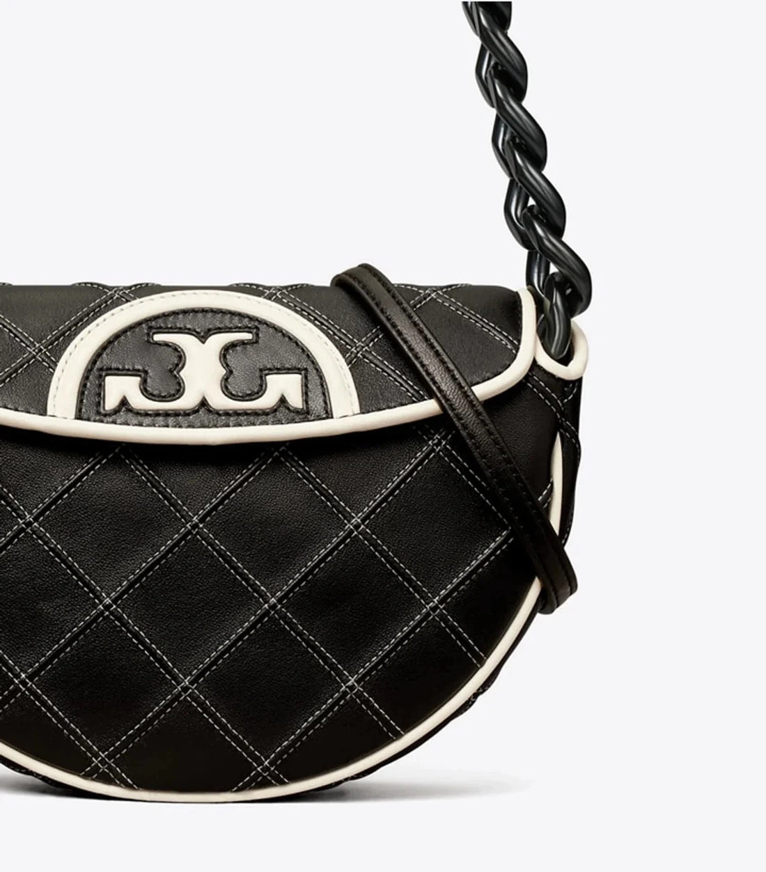 Tory Burch Mini Fleming Soft Crescent Bag