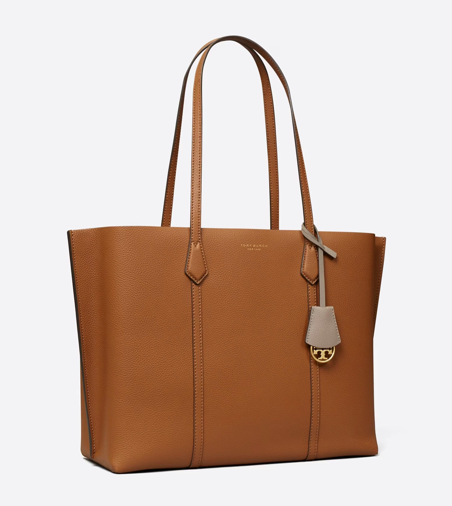 Tory Burch Perry Embossed Triple-Compartment Tote