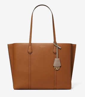 Tory Burch Perry Embossed Triple-Compartment Tote
