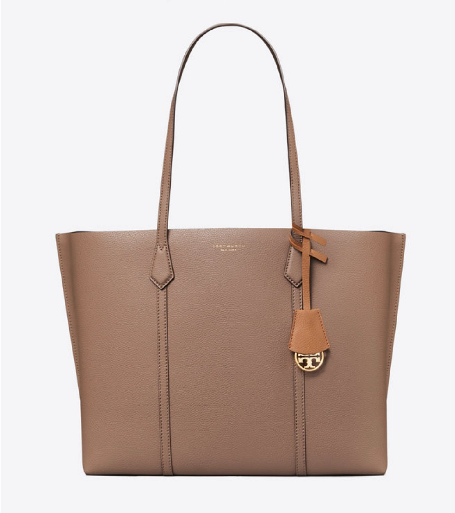 Tory Burch Perry Embossed Triple-Compartment Tote