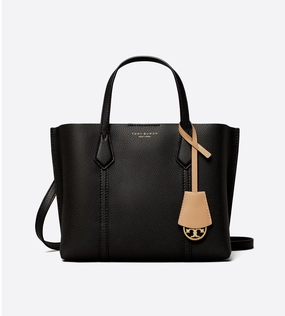 Tory Burch Perry Embossed Triple-Compartment Tote Small