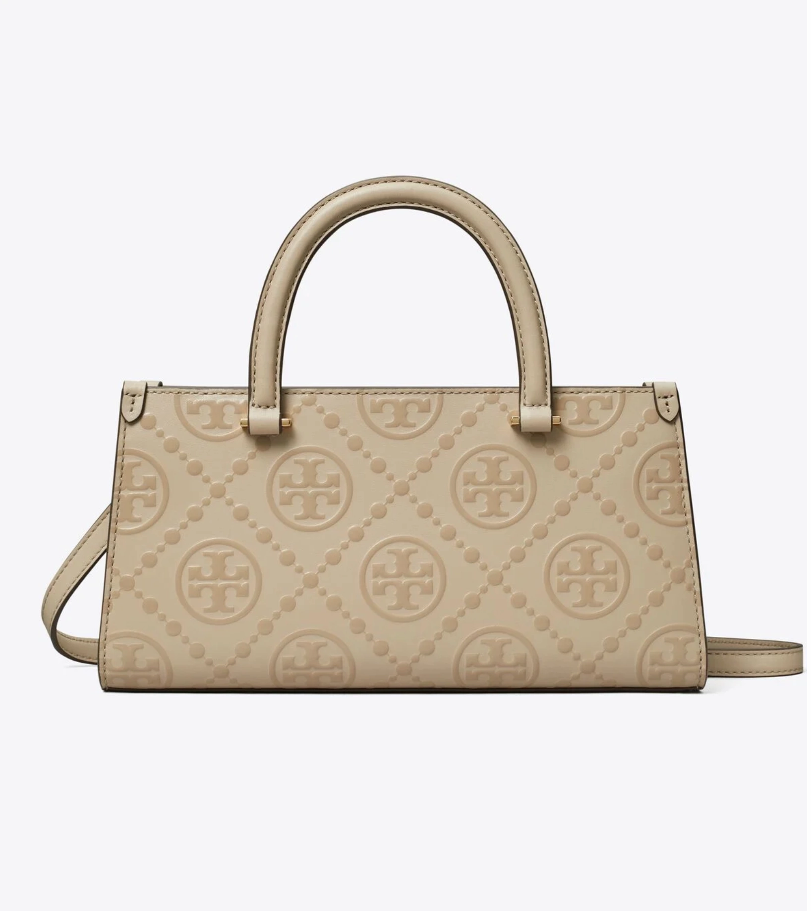 Tory Burch T Monogram Embossed Rectangular Tote