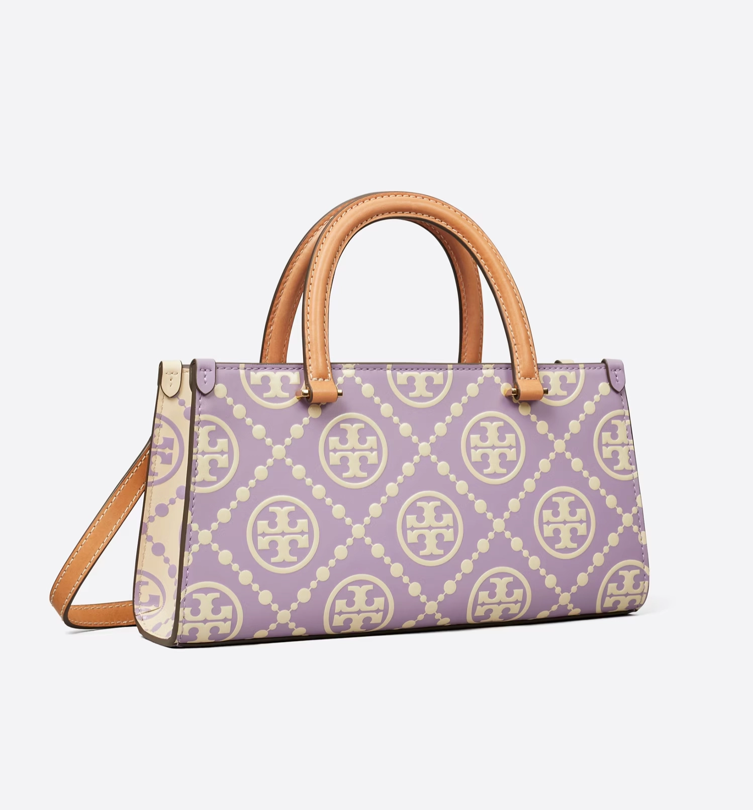 Tory Burch T Monogram Embossed Rectangular Tote