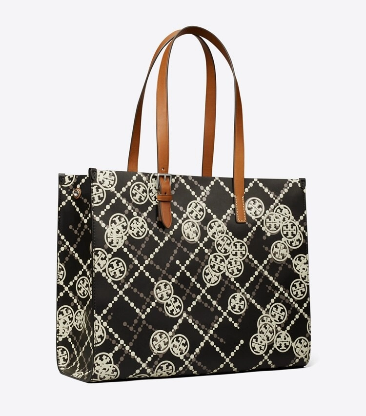 Tory Burch T Monogram Leather High Frequency Tote
