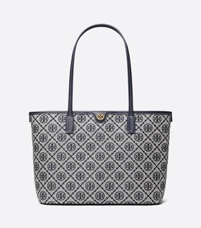Tory Burch T Monogram Small Zip Tote