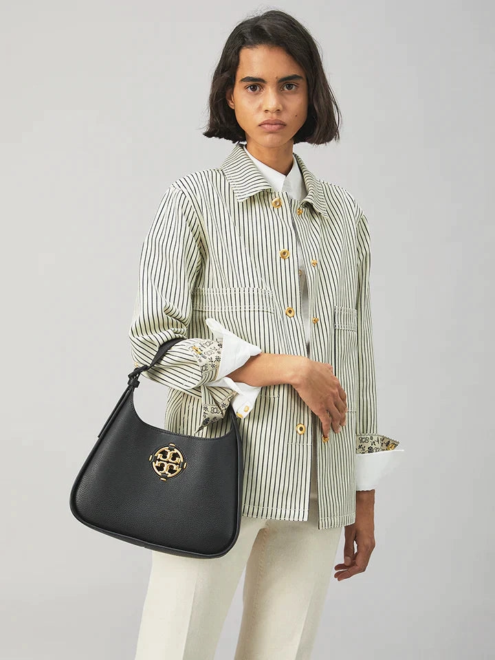 Tory Burch Women's Miller Small Hobo Bag - Black