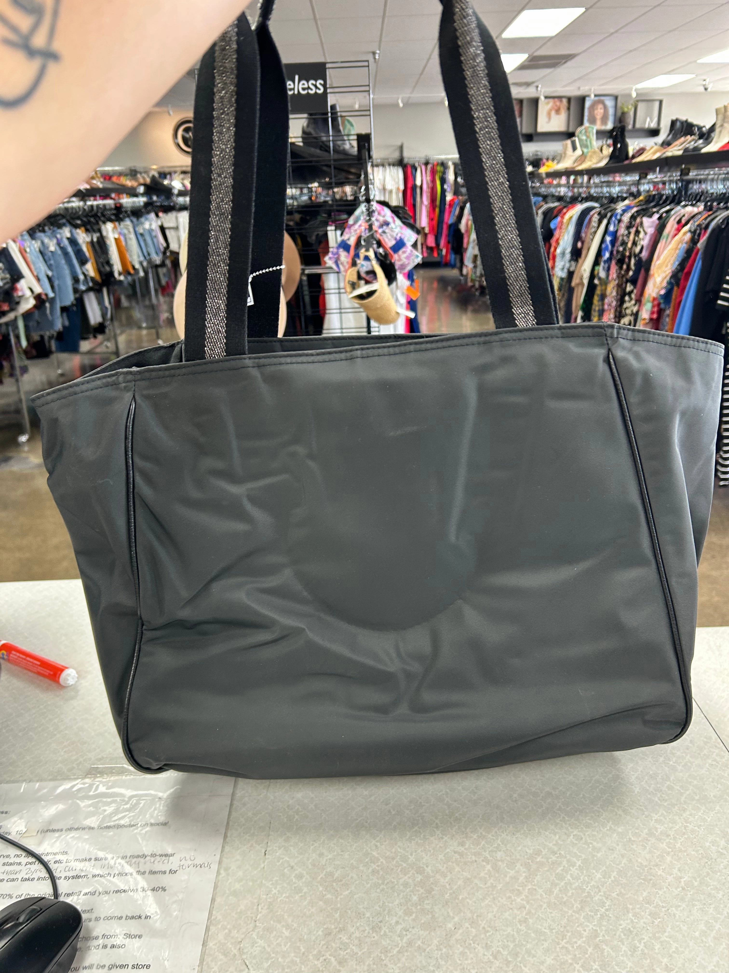 Tote Designer By Coach In Black, Size:Large