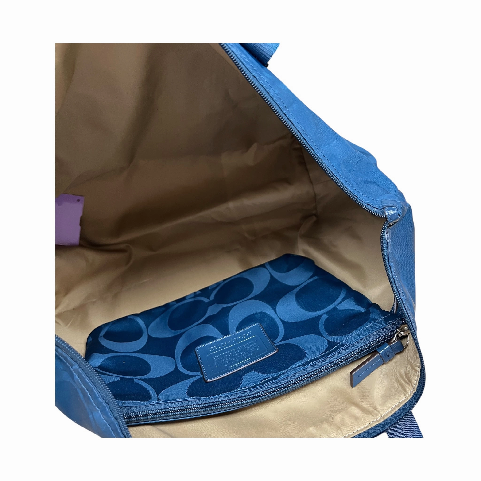 Tote Designer By Coach In Teal, Size:Large