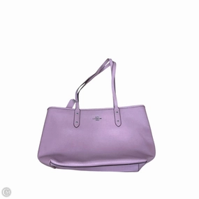 Tote Designer By Coach, Size: Large