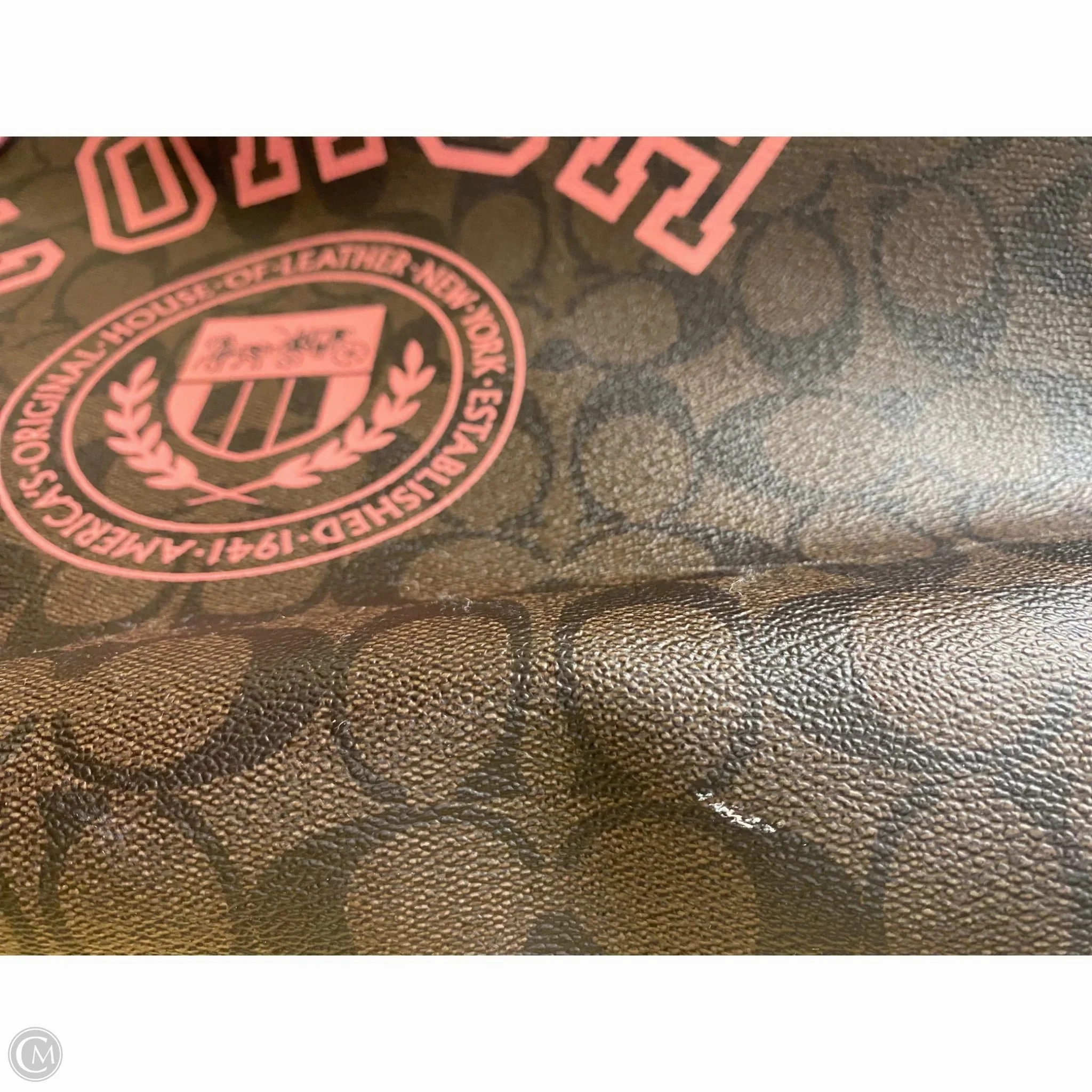 Tote Designer By Coach, Size: Large