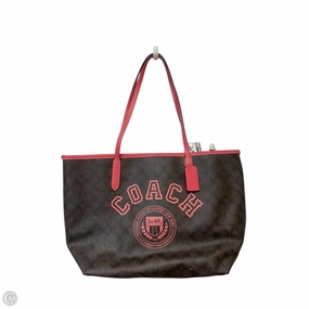 Tote Designer By Coach, Size: Large