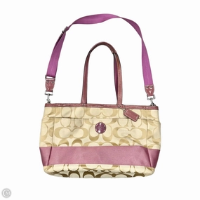 Tote Designer By Coach, Size: Large