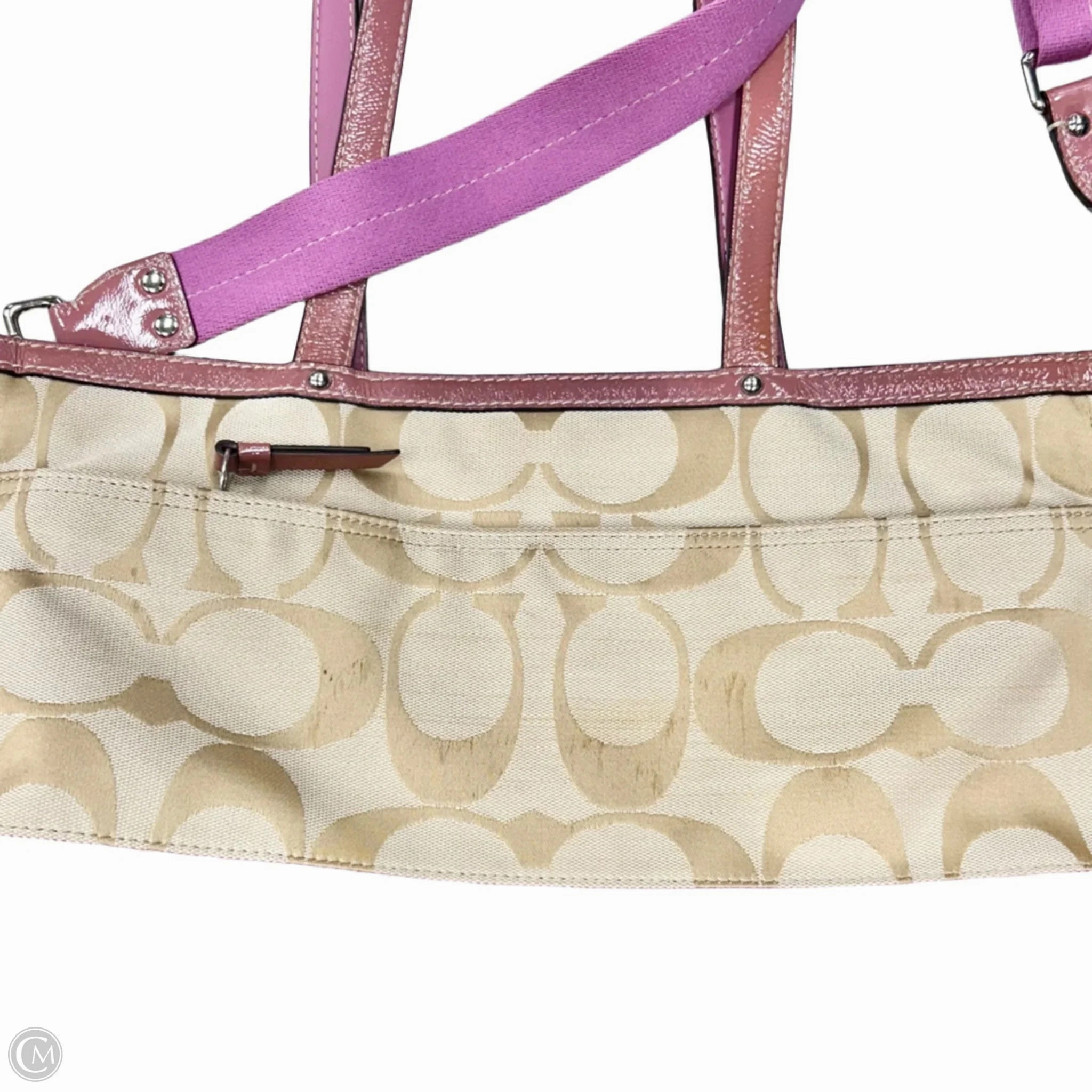 Tote Designer By Coach, Size: Large