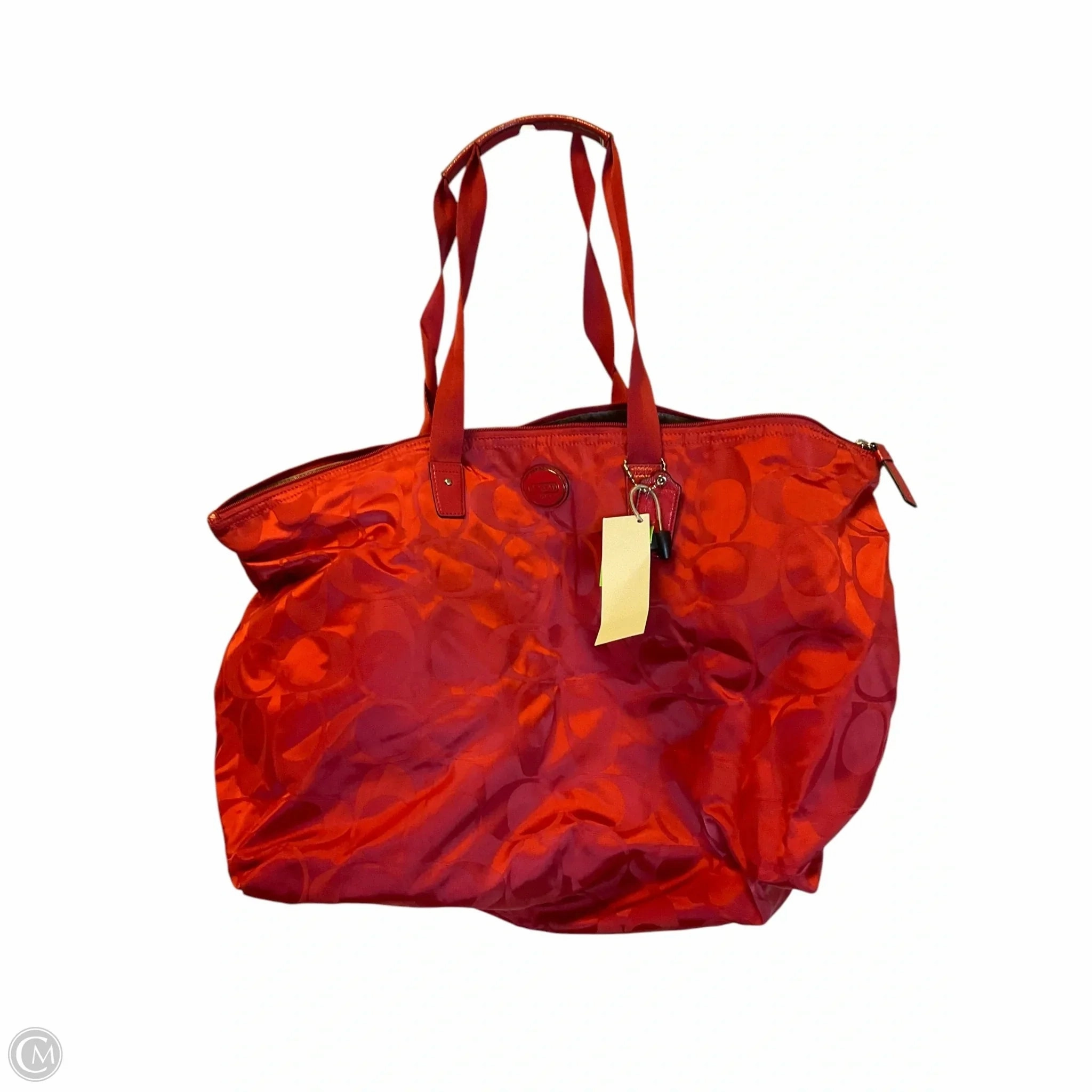 Tote Designer By Coach, Size: Large