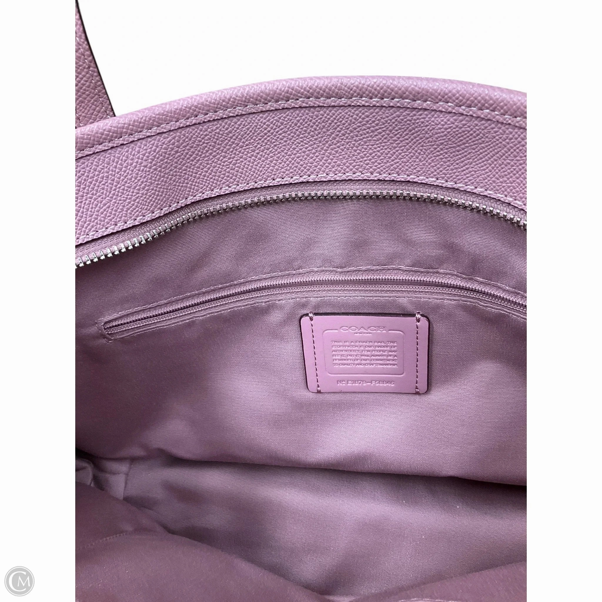 Tote Designer By Coach, Size: Large