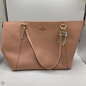 Tote Designer By Coach, Size: Medium