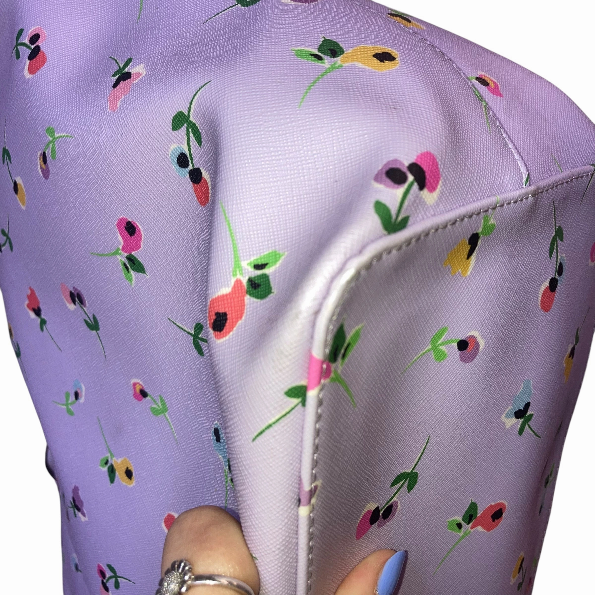 Tote Designer By Kate Spade In Floral Print, Size:Large