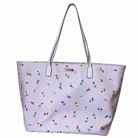 Tote Designer By Kate Spade In Floral Print, Size:Large