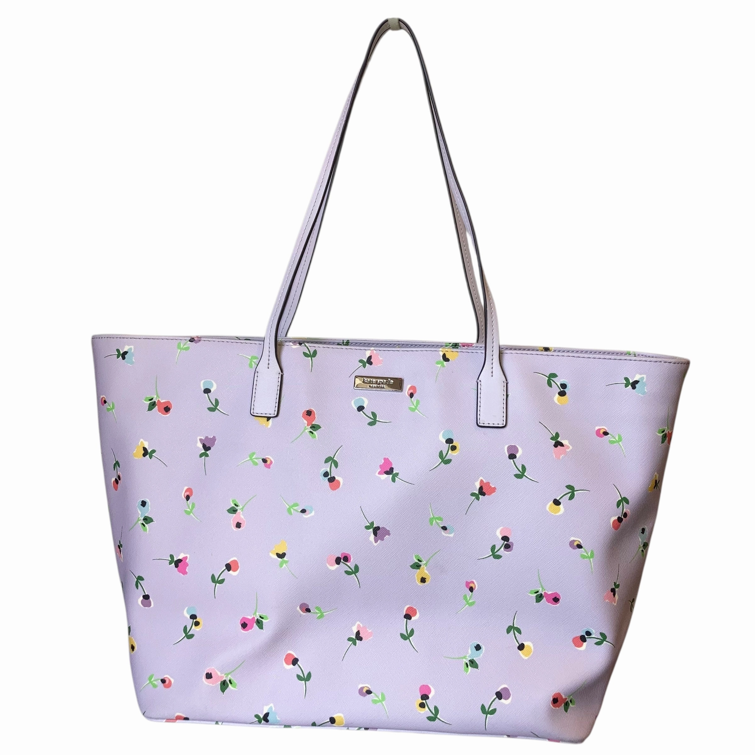 Tote Designer By Kate Spade In Floral Print, Size:Large