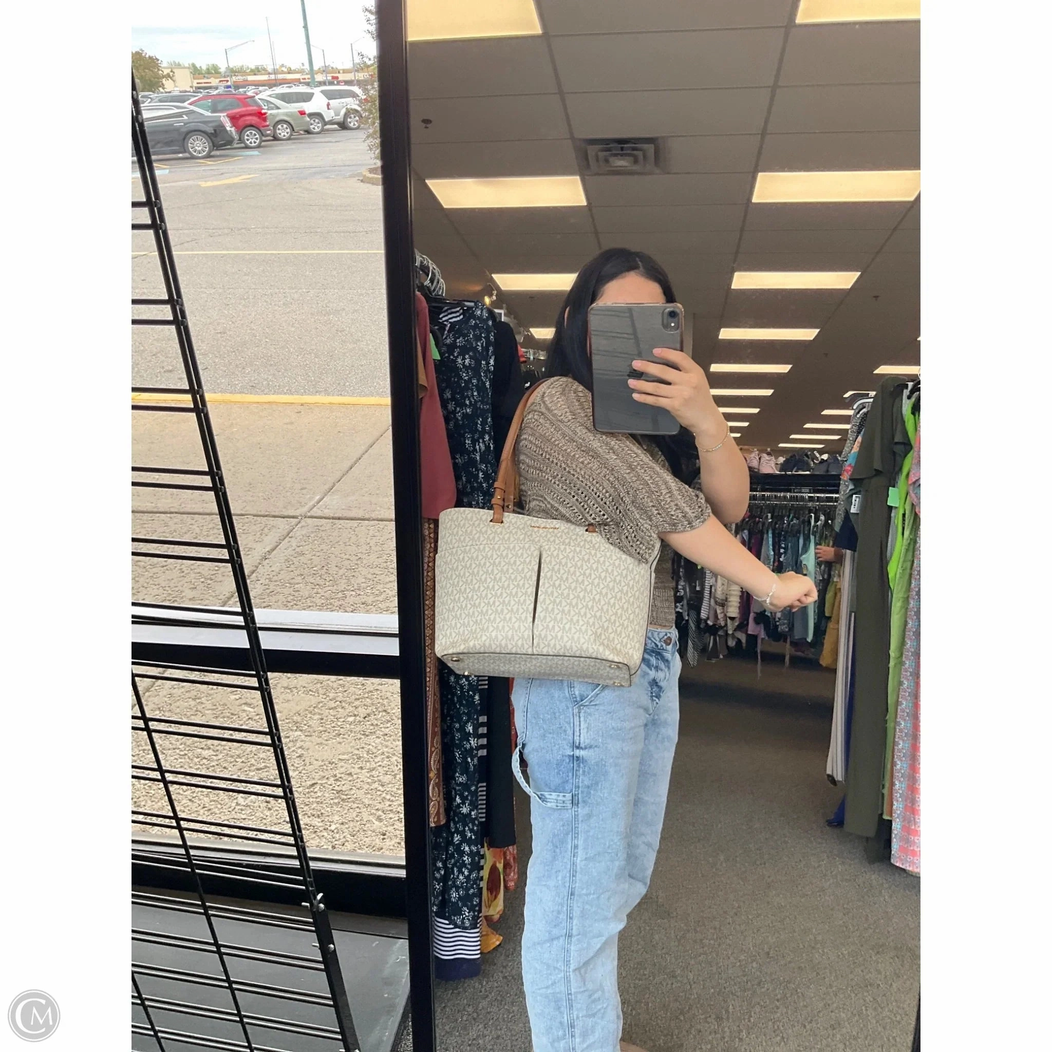 Tote Designer By Michael Kors, Size: Medium