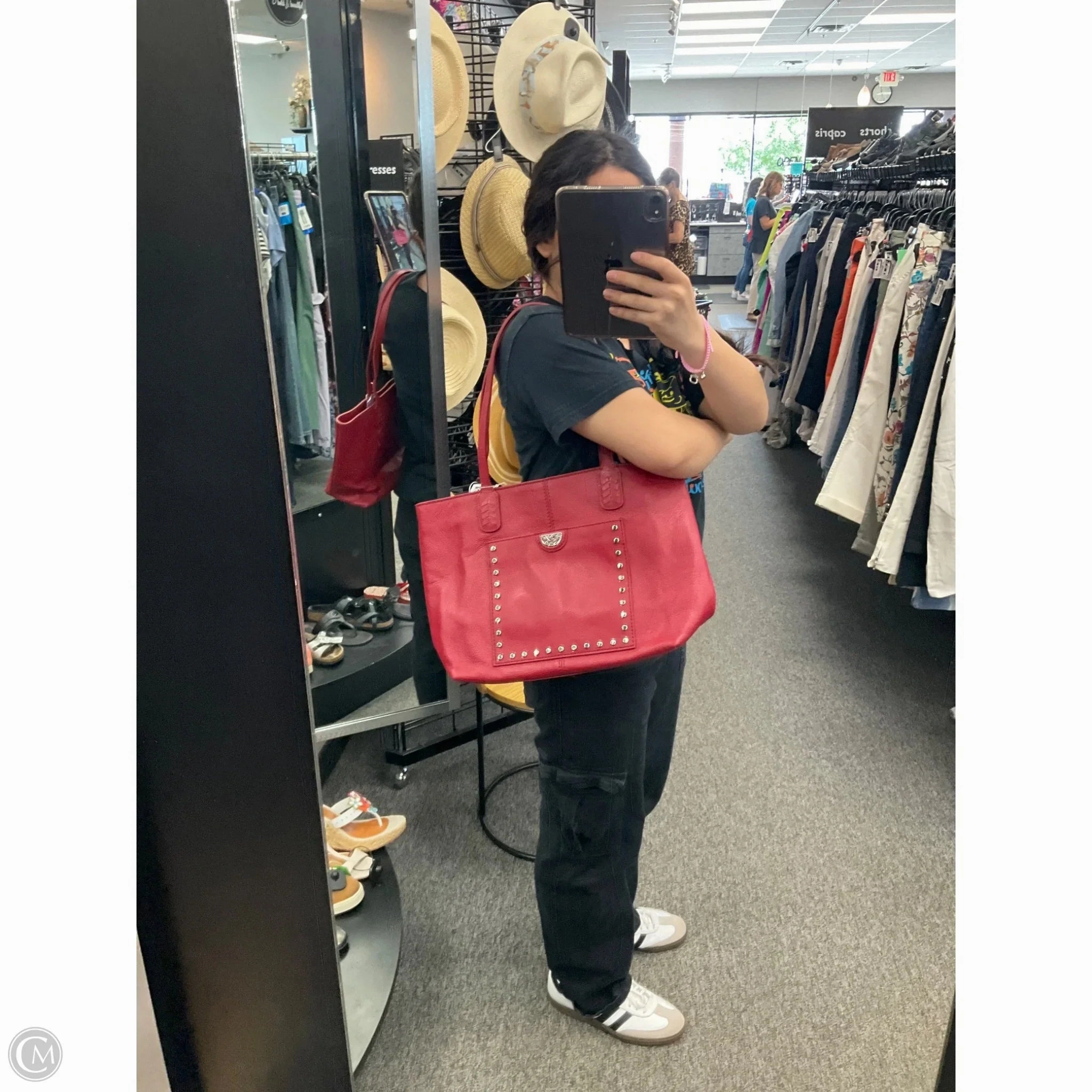 Tote Leather By Brighton, Size: Large