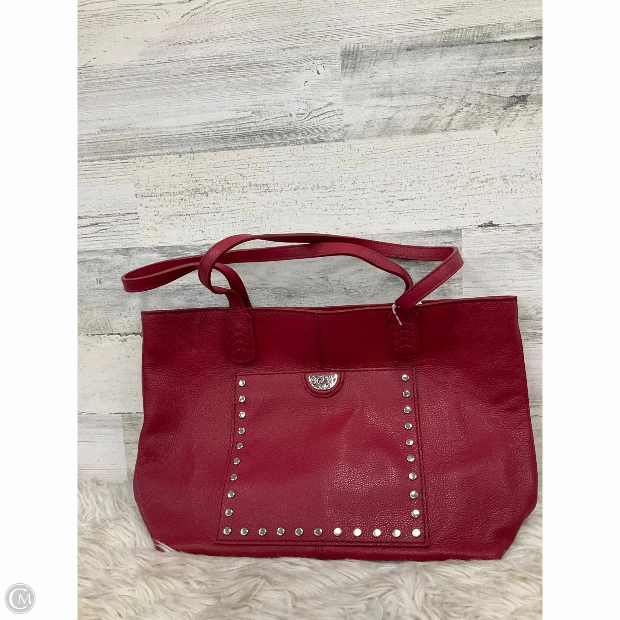 Tote Leather By Brighton, Size: Large