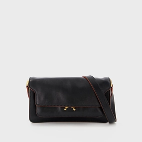 Trunk Soft Ew Crossbody - Marni - Black - Leather