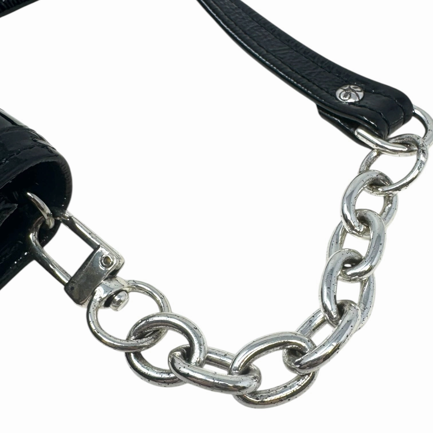 Twister Patent Croc Handbag By Brighton, Size: Small
