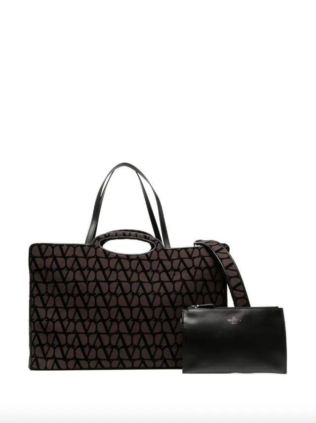 Valentino Garavani Le Troisi??me Toile Iconographe canvas tote bag