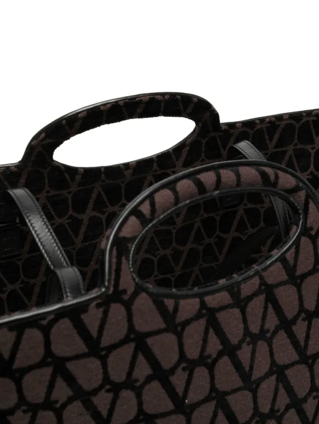 Valentino Garavani Le Troisi??me Toile Iconographe canvas tote bag