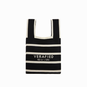 VERAFIED Stripe Tote Bag