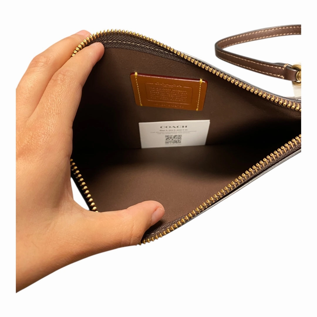 Wallet Designer By Coach In Brown, Size:Large