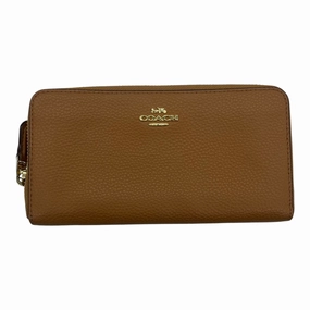 Wallet Designer By Coach In Brown, Size:Medium