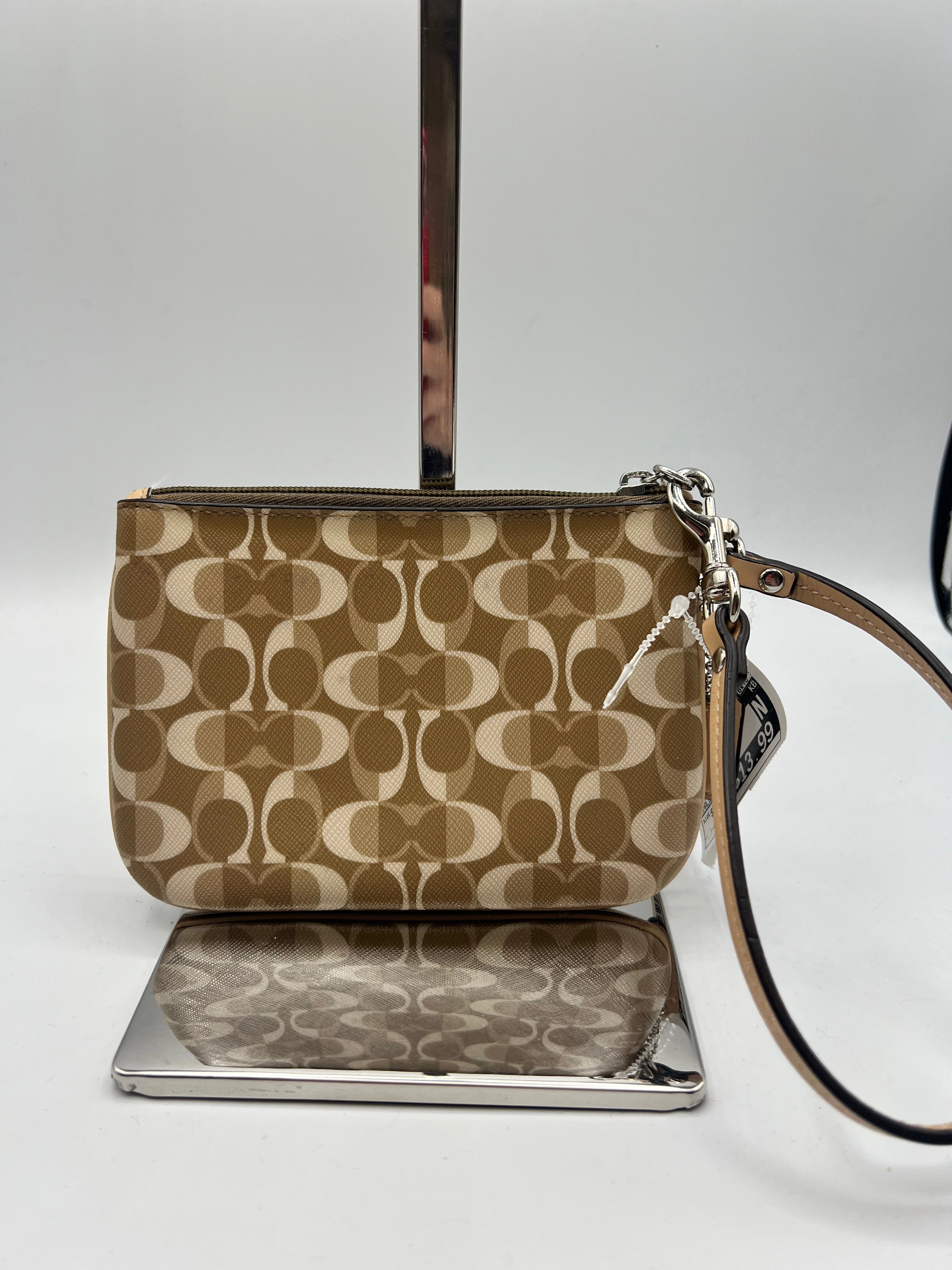 WALLET DESIGNER by COACH In CREAM & TAN, Size: SMALL
