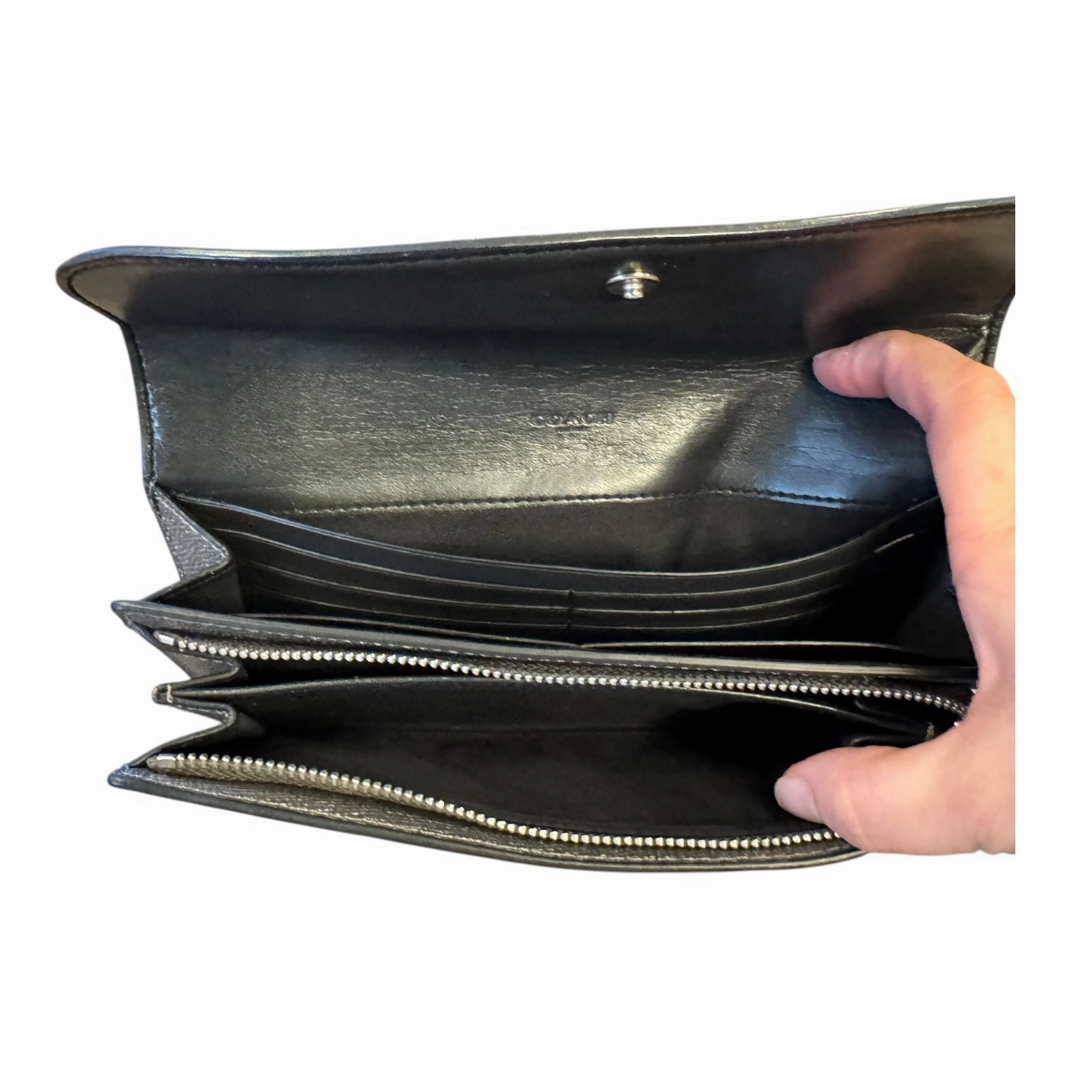 Wallet Designer By Coach In Multi, Size:Large