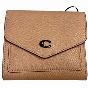 Wallet Designer By Coach In Peach, Size:Medium
