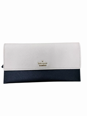 Wallet Designer By Kate Spade In Black & Pink, Size:Large