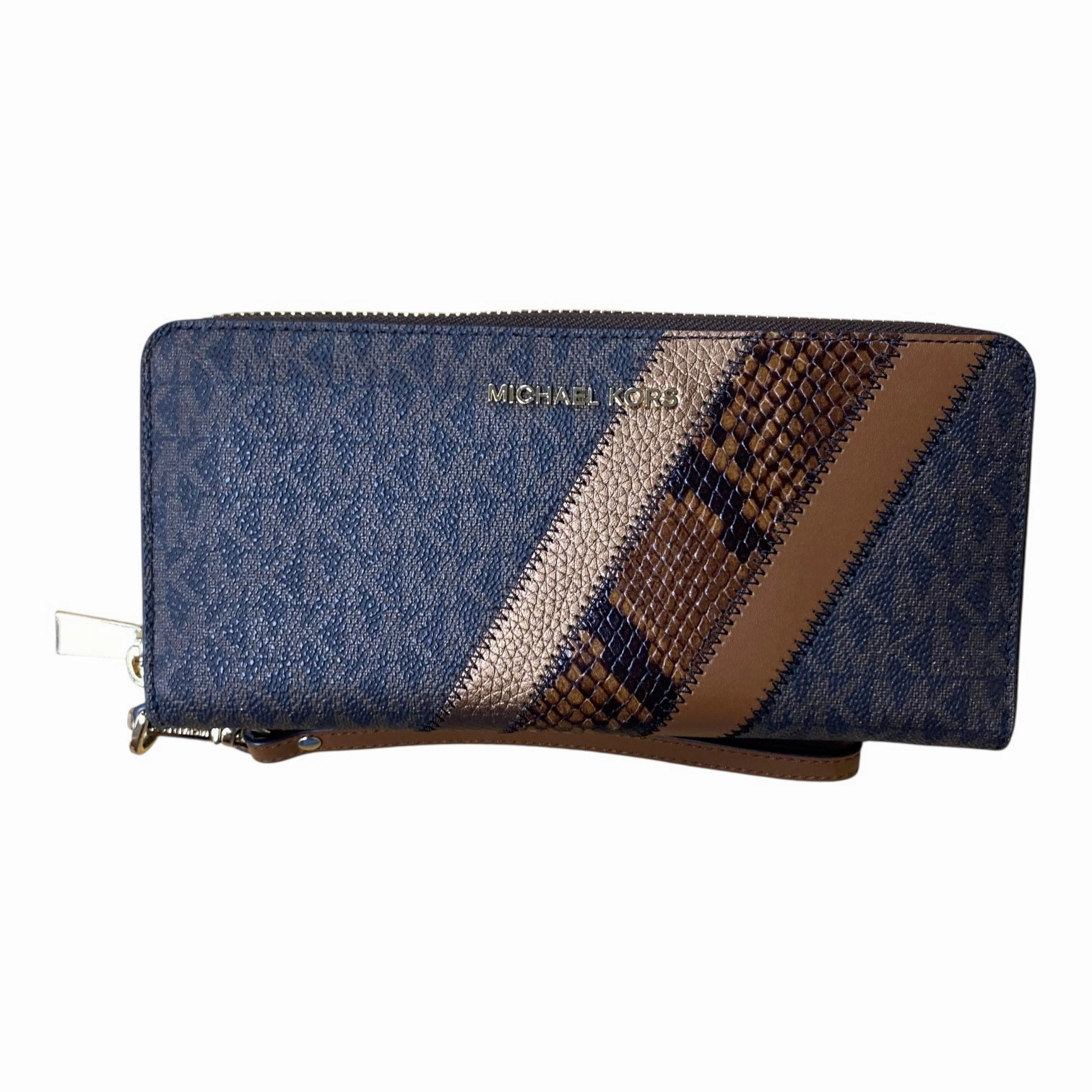 Wallet Designer By Michael Kors In Brown, Size:Large