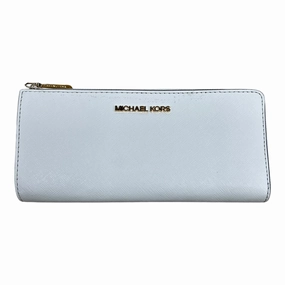 Wallet Designer By Michael Kors In Cream, Size:Large