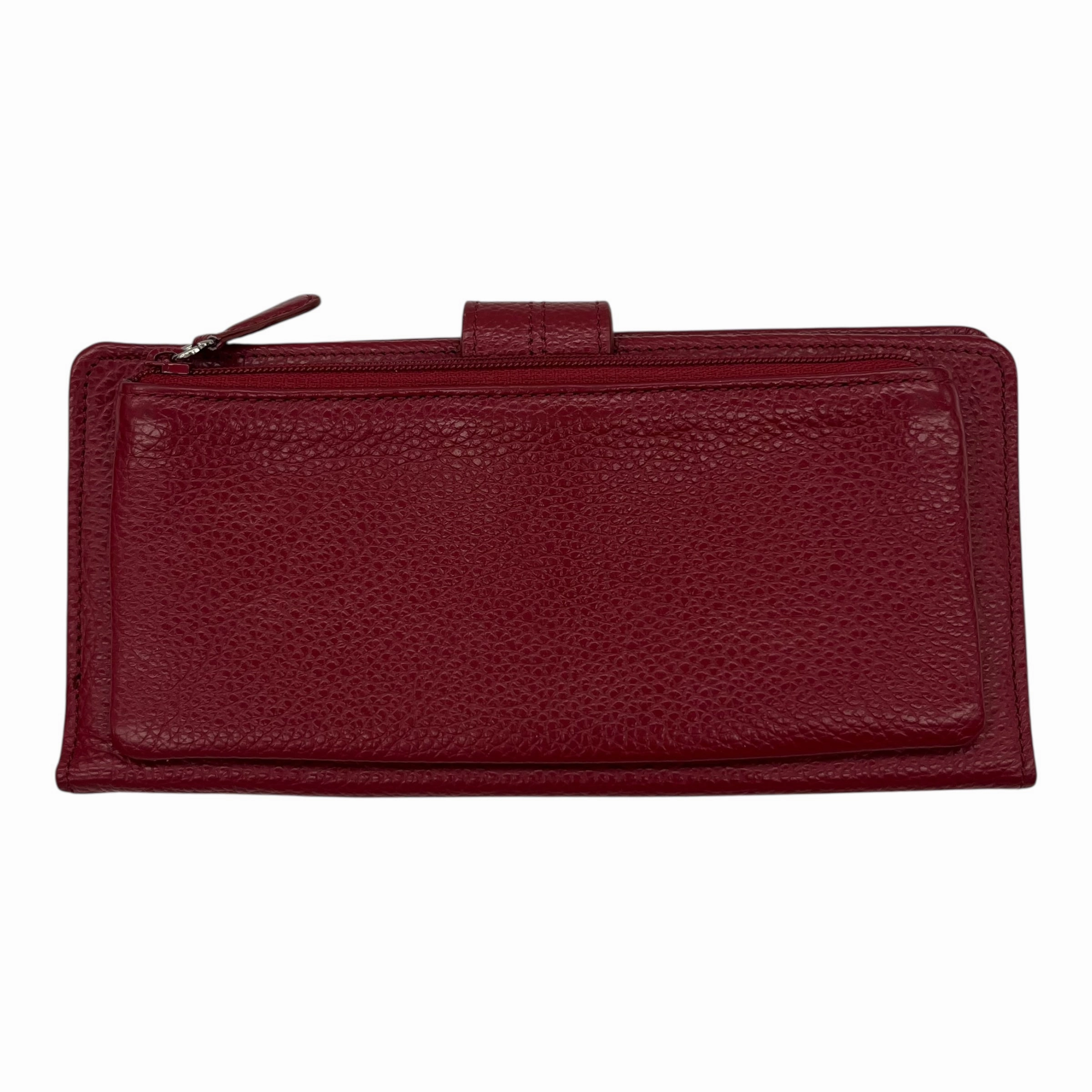 Wallet Leather By Brighton In Red, Size:Medium