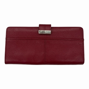 Wallet Leather By Brighton In Red, Size:Medium