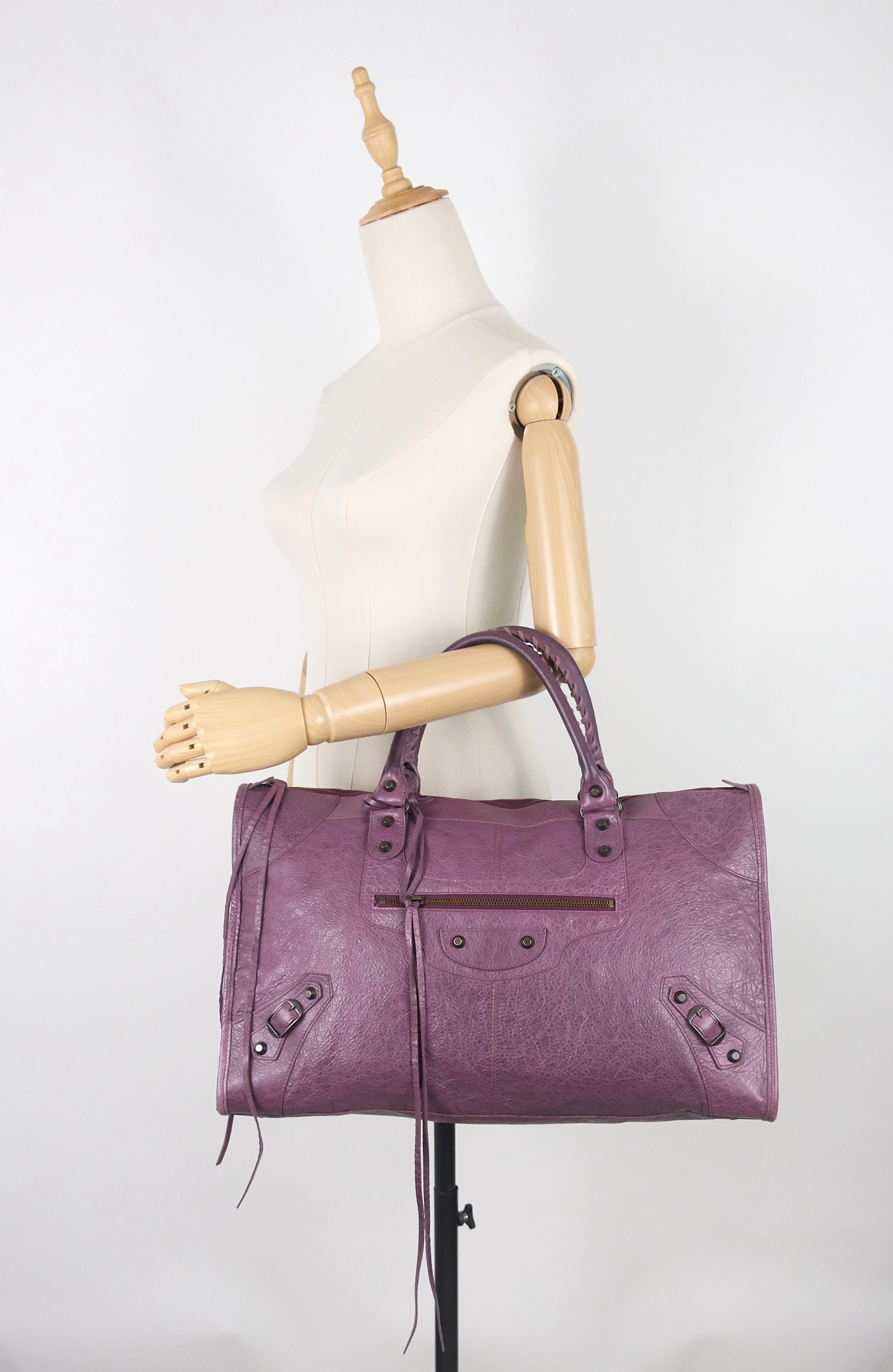 Weekender Classic Agneau Leather Bag