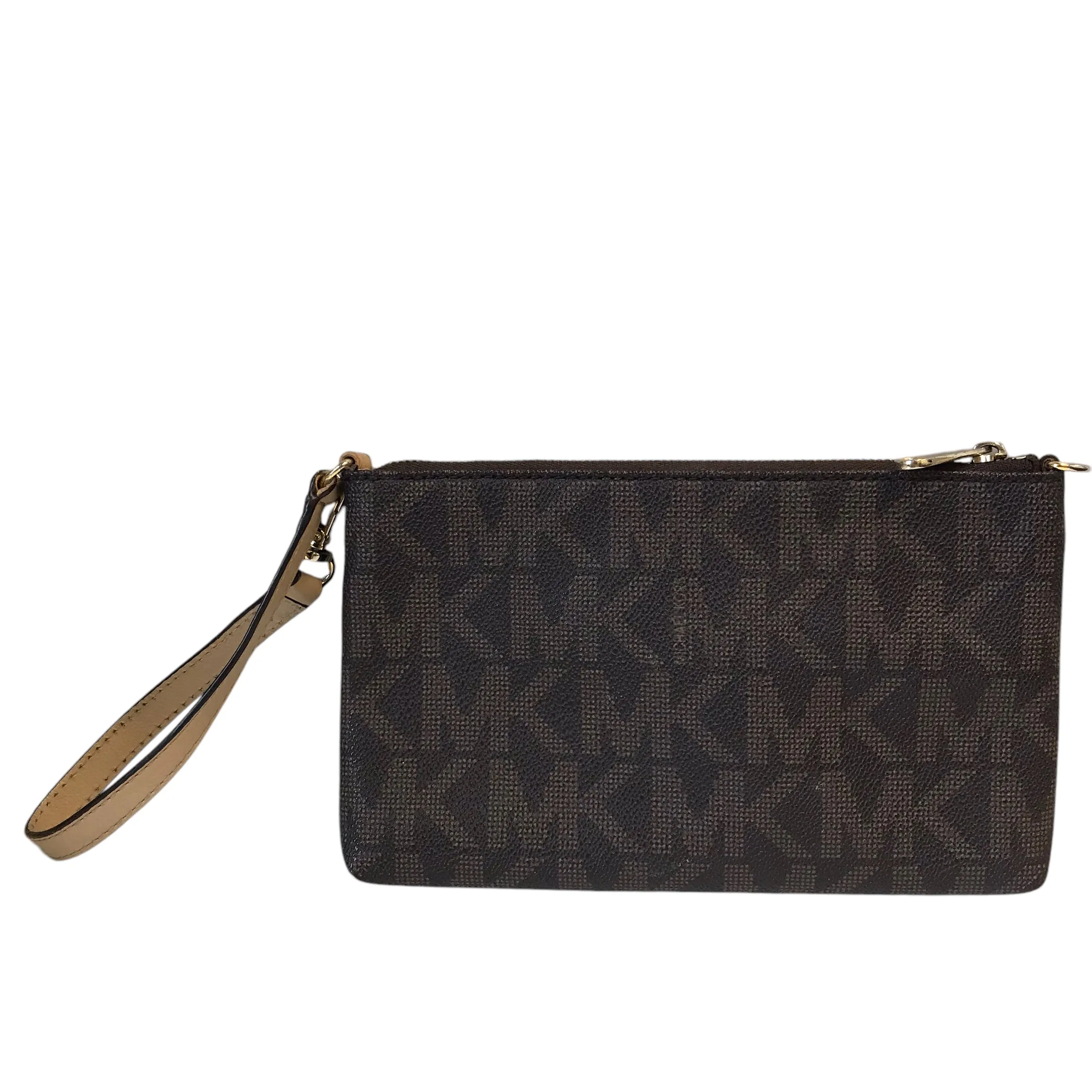Wristlet Designer By Michael Kors In Brown, Size:Medium